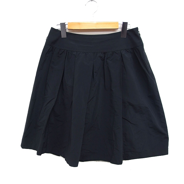 【中古】プロポーション ボディドレッシング PROPORTION BODY DRESSING タック フレアスカート ミニ 無地 シンプル 3