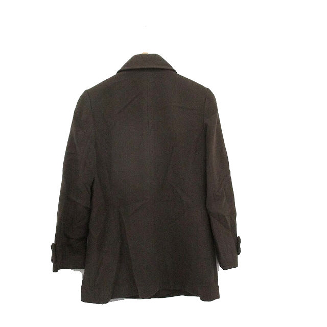 中古】トラサルディ TRUSSARDI ステンカラーコート ミドル丈 ウール 中古】トラサルディ TRUSSARDI ステンカラーコート ミドル丈 ウール