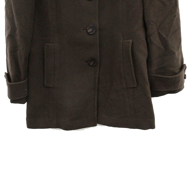 中古】トラサルディ TRUSSARDI ステンカラーコート ミドル丈 ウール 中古】トラサルディ TRUSSARDI ステンカラーコート ミドル丈 ウール