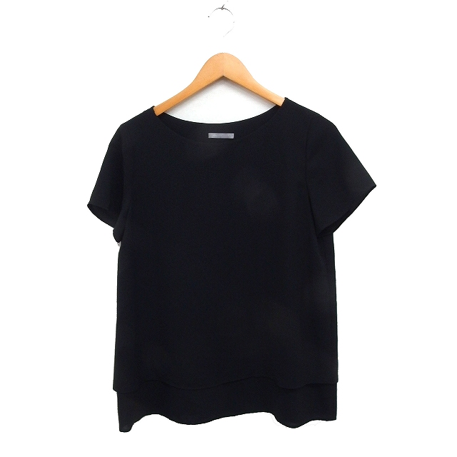 中古】セオリーリュクス theory luxe 半袖 ブラウス ボートネック 無地