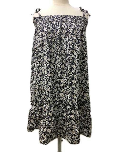 中古 パルレシフォン ワンピース チュニック キャミソール ミニ 花柄 160 紺 白 ネイビー ホワイト キッズの通販はau Pay マーケット ブランド古着のベクトル