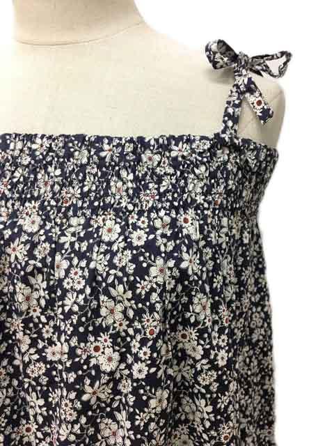 中古 パルレシフォン ワンピース チュニック キャミソール ミニ 花柄 160 紺 白 ネイビー ホワイト キッズの通販はau Pay マーケット ブランド古着のベクトル