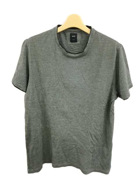 中古 ヒューゴボス Hugo Boss Tシャツ カットソー クルーネック シルク 半袖 グレー 黒 ブラック メンズの通販はau Pay マーケット ブランド古着のベクトル