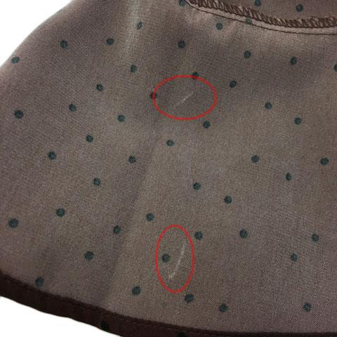 中古 ロペピクニック Rope Picnic ワンピース フレア ロング 長袖 ドット 38 エンジ 黒 ブラック レディースの通販はau Pay マーケット ブランド古着のベクトル