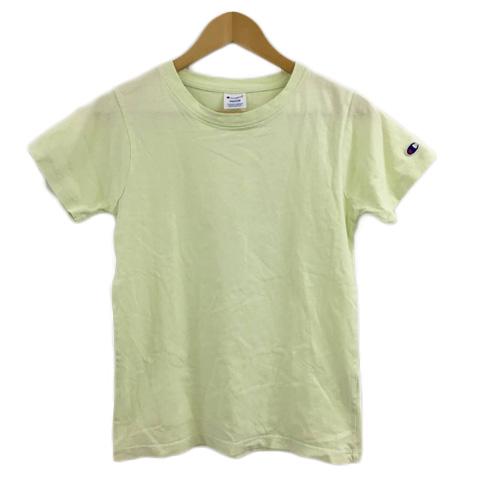 中古 チャンピオン Tシャツ クルーネック ロゴ 無地 半袖 Medium 黄緑 黄 ライトグリーン イエロー レディースの通販はau Pay マーケット ブランド古着のベクトル