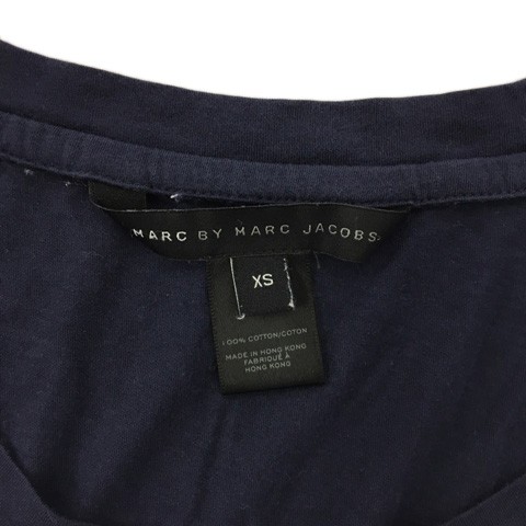 中古 マークバイマークジェイコブス Marc By Marc Jacobs Tシャツ カットソー ｕネック 総柄 半袖 Xs 紺 ピンクの通販はau Pay マーケット ブランド古着のベクトル