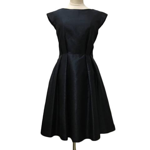 中古 ソアリーク Soareak ワンピース フレア ひざ丈 リボン フレンチスリーブ M 紺 ネイビー レディースの通販はau Pay マーケット ブランド古着のベクトル