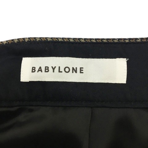 中古】バビロン BABYLONE スカート タイト ロング チェック スリット