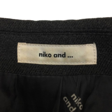 中古】ニコアンド Niko and.. コート チェスター ロング 比翼