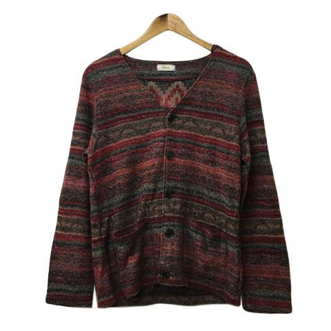 中古】フラジャイス fraguais カーディガン ニット Vネック ミックス 
