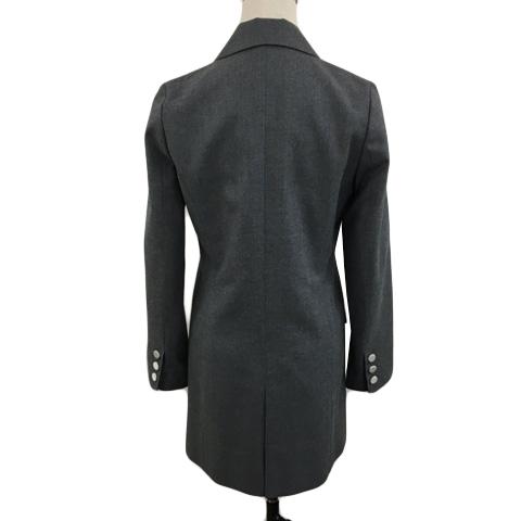 【中古】未使用品 ナイン NINE ジャケット ショールカラー シングル 無地 センターベント 長袖 F グレー レディース 中古】未使用品 ナイン NINE ジャケット ショールカラー シングル 無地