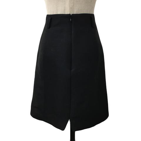 中古】ウィムガゼット Whim Gazette スカート 台形 ミニ ウール 無地 F