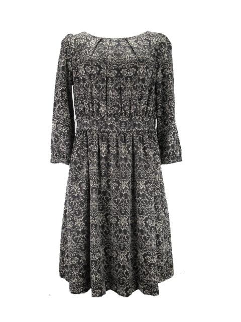 中古 ナチュラルビューティーベーシック Natural Beauty Basic ワンピース 総柄 黒白 S Ft レディースの通販はau Pay マーケット ブランド古着のベクトル