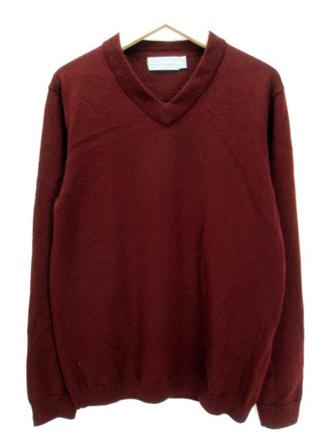 中古 カルバンクライン Calvin Klein セーター ニット Vネック ウール M 国内正規 赤 メンズの通販はau Pay マーケット ブランド古着のベクトル