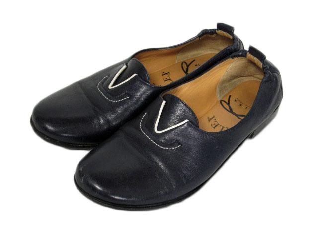 中古 アルカ Alka Flex Tubolare シューズ フラット レザー 35 5 イタリア製 紺 レディースの通販はau Pay マーケット ブランド古着のベクトル
