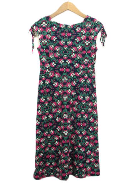 中古 タルボット Talbots ワンピース Vネック 花柄 ギャザー リボン ノースリーブ S 紺 ピンク レディースの通販はau Pay マーケット ブランド古着のベクトル