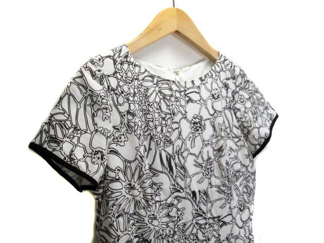 中古 ファビア Fabia オットー ワンピース フレア 花柄 半袖 S 白 黒 レディースの通販はau Pay マーケット ブランド古着のベクトル