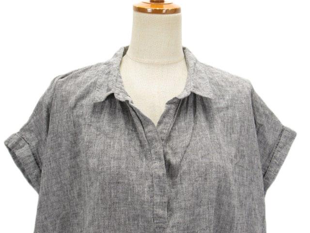 中古 レプシィム ローリーズファーム Lepsim Lowrys Farm ワンピース プルオーバー フレンチスリーブ リネン M グレー レディースの通販はau Pay マーケット ブランド古着のベクトル