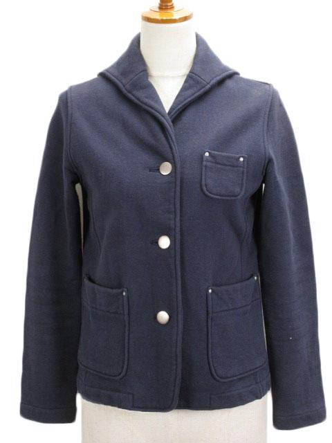 中古 サンマロ St Malo マリンフランセーズ ジャケット スウェット コットン 紺 ネイビー レディースの通販はau Pay マーケット ブランド古着のベクトル