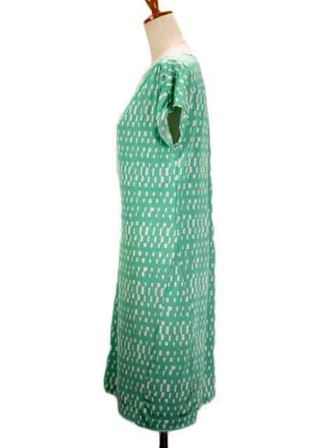 中古 ドゥクラッセ Doclasse ワンピース 総柄 タック ドレープ フレンチスリーブ S 緑 グリーン レディースの通販はau Pay マーケット ブランド古着のベクトル