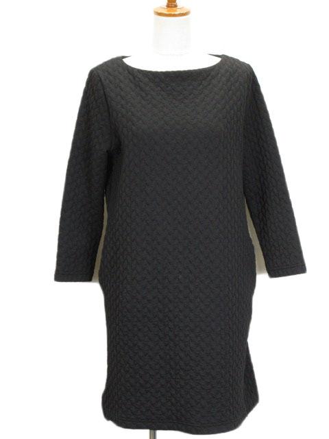 中古 ショコラフィネローブ Chocol Raffine Robe ワンピース キルティング ボートネック スリット F 黒 レディースの通販はau Pay マーケット ブランド古着のベクトル