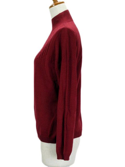 中古 リナシェンテドンナ Rinascente セーター ニット ハイネック ウール 42 赤 ワインレッド レディースの通販はau Pay マーケット ブランド古着のベクトル