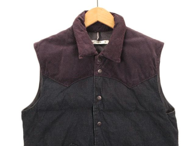 中古 ギャップ Gap ベスト 中綿 デニム コーデュロイ M 紺 ネイビー 紫 パープル メンズの通販はau Pay マーケット ブランド古着のベクトル