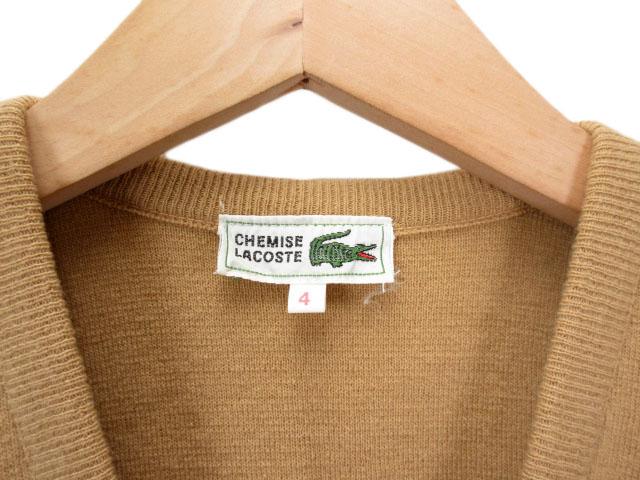 中古 ラコステ Lacoste ヴィンテージ 70年代 ベスト ニット Vネック プルオーバー ウール 4 ベージュ メンズの通販はau Pay マーケット ブランド古着のベクトル