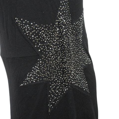 中古 ザラ ベーシック Zara Basic ワンピース ドレープ スタッズ ラインストーン ノースリーブ L 黒 レディースの通販はau Pay マーケット ブランド古着のベクトル