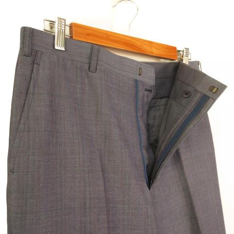 【中古】バーバリーズ Burberrys スーツ ジャケット テーラード パンツ センタープレス 96-84 国内正規 青 メンズ_6