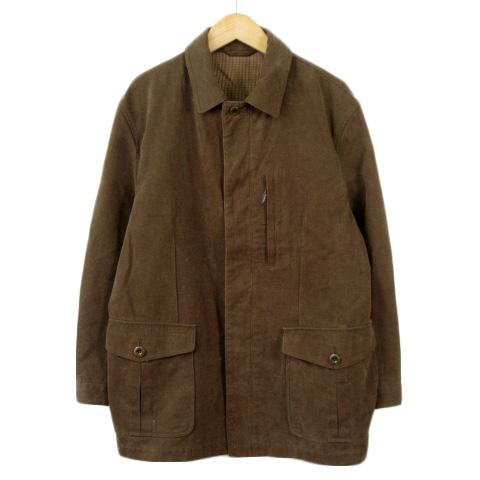 タケオキクチ キルティングダウンジャケット ブラウン L （モンベル  