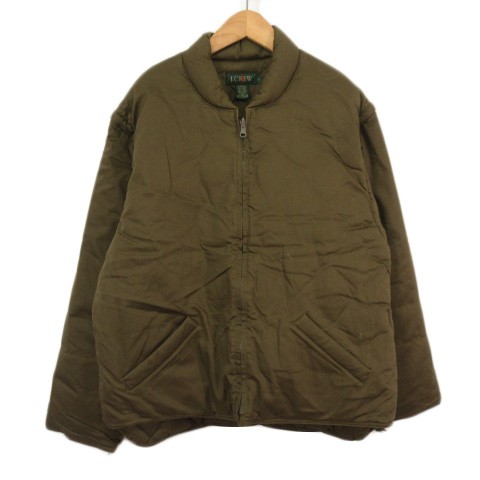 【中古】ジェイクルー J.CREW 90s ビンテージ ライナー ジャケット ベスト 2way ダックダウン L カーキ メンズ｜au PAY  マーケット