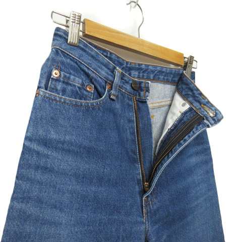 【中古】リーバイス Levi's W518-0217 90s 日本製 パンツ ジーンズ デニム ハイウエスト 29 青 ブルー レディース｜au  PAY マーケット