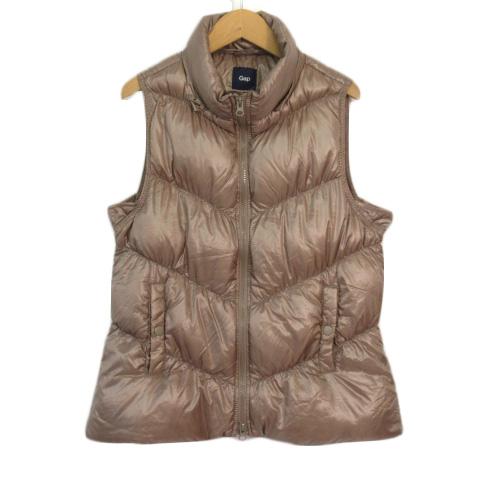 中古 ギャップ Gap ジャケット ダウンベスト ナイロン M ベージュ レディースの通販はau Pay マーケット ブランド古着のベクトル