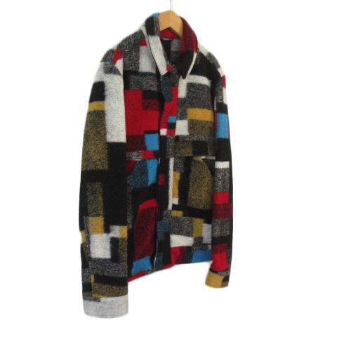 【中古】ダニエレアレッサンドリー二 DANIELE ALESSANDRINI ジャケット コート ニット ウール 48 イタリア製 メンズ 中古】ダニエレアレッサンドリー二 DANIELE ALESSANDRINI ジャケット