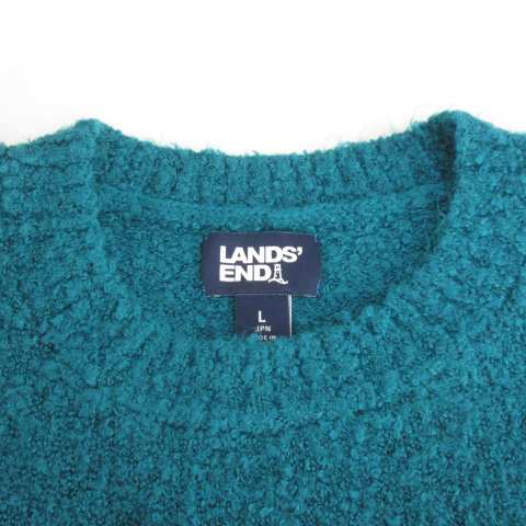 中古】ランズエンド LANDS' END セーター ニット クルーネック ネップ