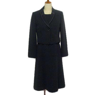 【中古】MICHIKO LONDON KOSHINO ミチコロンドンコシノ 東京ソワール スーツ フォーマル 7 黒 ブラック レディースの通販は