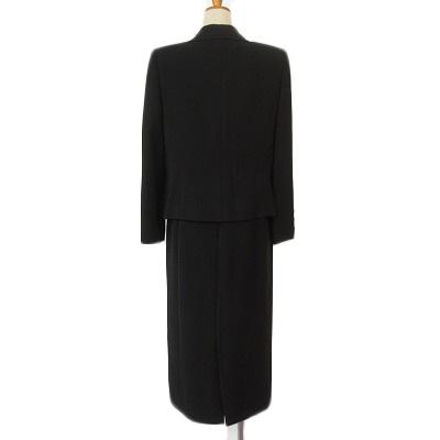 【中古】ピエールバルマン PIERRE BALMAIN スーツ ブラックフォーマル ジャケット ワンピース 11 黒 ブラック レディース 中古】ピエールバルマン PIERRE BALMAIN スーツ ブラックフォーマル