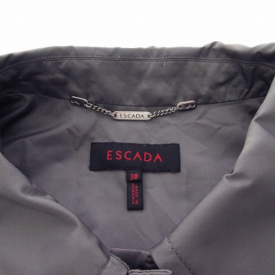 中古】エスカーダ ESCADA スプリングコート デザインスリーブ 38