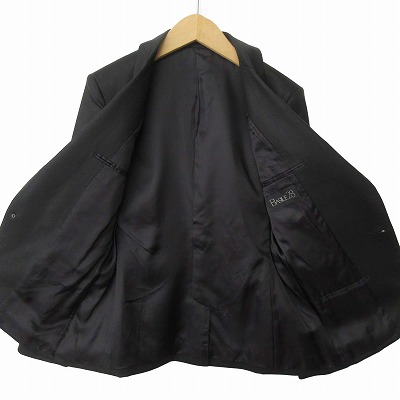 【中古】バジーレ BASILE 28 パンツスーツ セットアップ ジャケット ウール 40 ブラック 黒 レディース_4