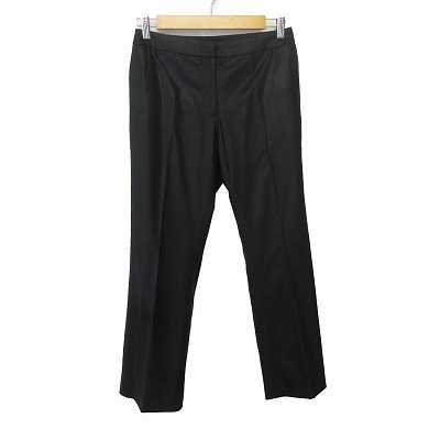 【中古】バジーレ BASILE 28 パンツスーツ セットアップ ジャケット ウール 40 ブラック 黒 レディース_6