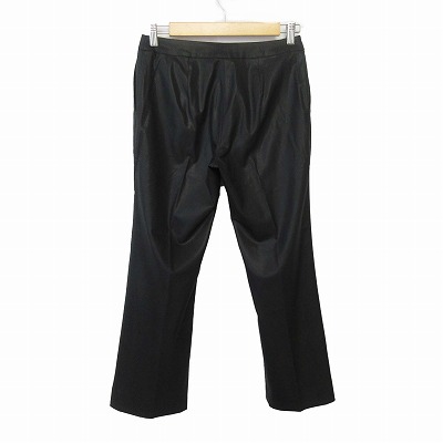 【中古】バジーレ BASILE 28 パンツスーツ セットアップ ジャケット ウール 40 ブラック 黒 レディース_7