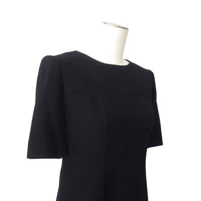 【中古】クロエ CHLOE ブラックフォーマル セット ジャケット ショート丈 ワンピース 半袖 9AR 黒 ブラック レディース_7