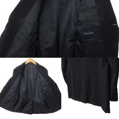 【中古】ブルックスブラザーズ BROOKS BROTHERS スーツ セットアップ ストライプ ジャケット パンツ 37SHT 31W 紺 メンズ_2