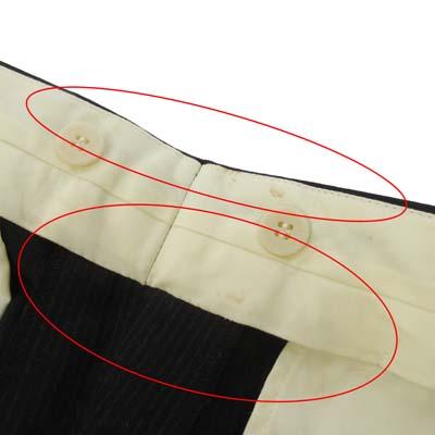 【中古】ブルックスブラザーズ BROOKS BROTHERS スーツ セットアップ ストライプ ジャケット パンツ 37SHT 31W 紺 メンズ_7