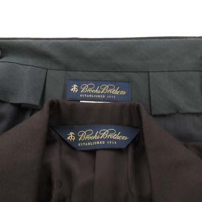 【中古】ブルックスブラザーズ BROOKS BROTHERS Savile Clifford スーツ セットアップ 茶 ブラウン メンズ_8