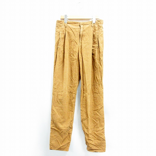 中古 ザラウーマン Zara Woman パンツ テーパード コーデュロイ タック Xs キャメル Ks レディースの通販はau Wowma ブランド古着のベクトル