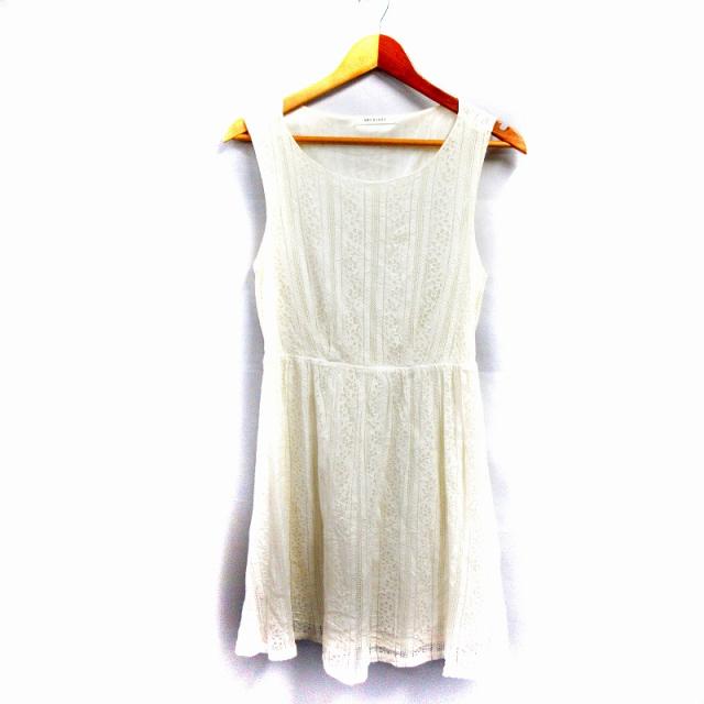 中古 アルシーヴ Archives ワンピース ひざ丈 ノースリーブ クルーネック レース ナイロン混 M アイボリー Nm レディースの通販はau Pay マーケット ブランド古着のベクトル