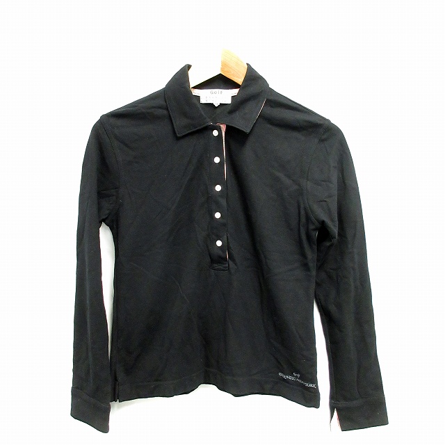 中古 バーニーズニューヨーク Barneys New York Golf ポロシャツ 長袖 刺繍 花柄 ナイロン混 40 黒 ブラック Nk レディースの通販はau Pay マーケット ブランド古着のベクトル