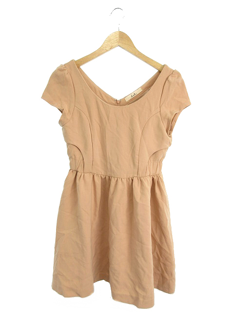 中古 ダズリン Dazzlin ワンピース ひざ丈 半袖 S ベージュ Su34 レディースの通販はau Pay マーケット ブランド古着のベクトル